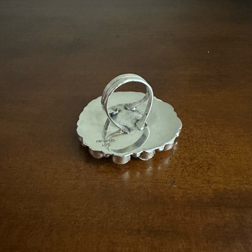 Solid Sterling Silver Heart Ring - image 2